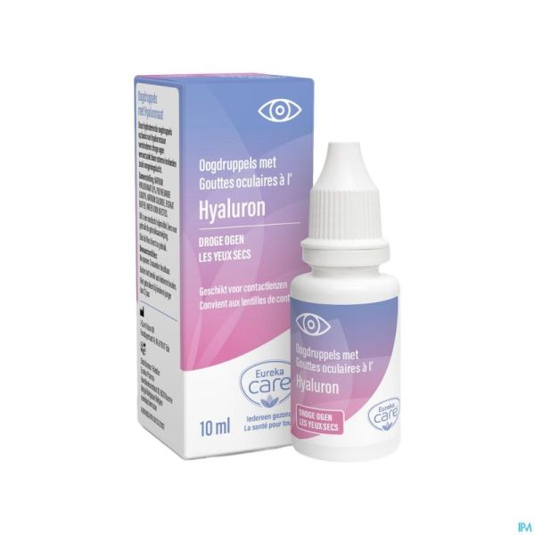 Eureka Care Collyre Yeux Secs Hyaluron 10ml