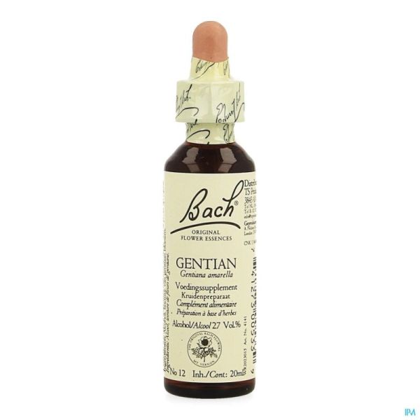 Bach Flower Gentiane 20 Ml