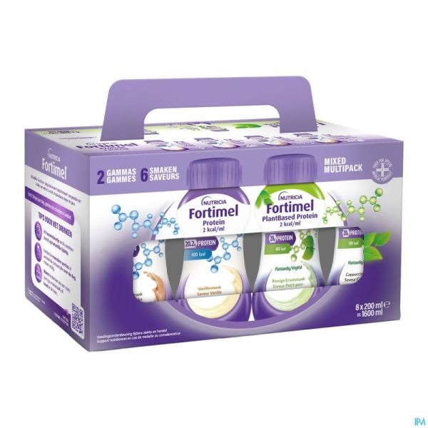 Fortimel Multipack Protein Plantbased 2kcal8x200ml