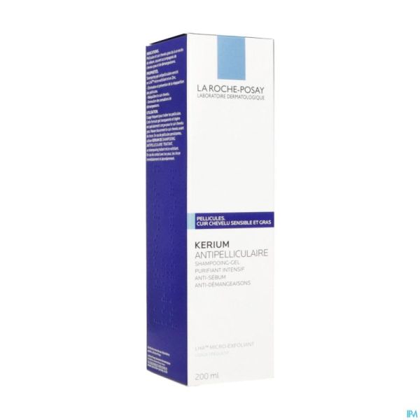 La Roche Posay Kerium Sh Gel Antipelliculaire Pg 200ml