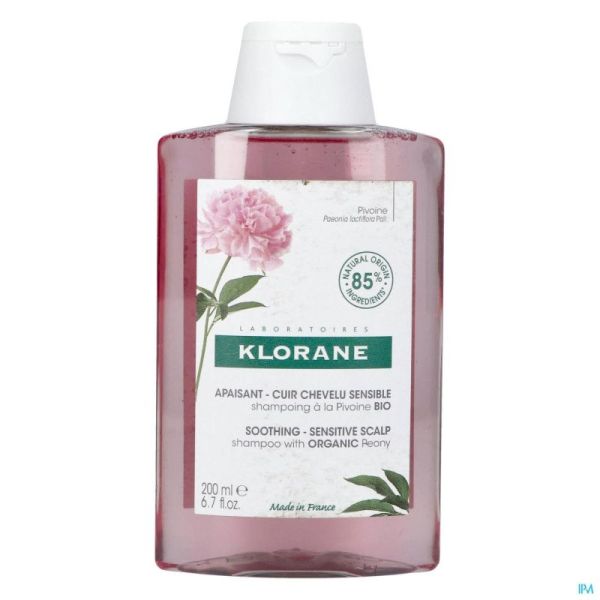 Klorane Shp Pivoine Bio 200Ml