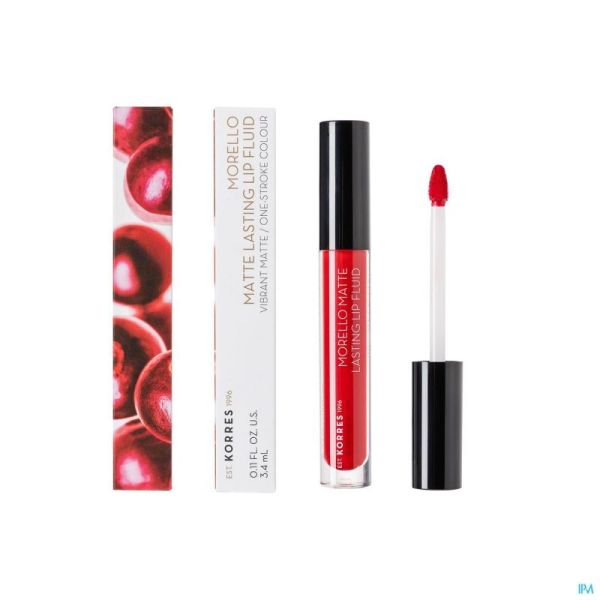 Korres km morello matte lip 53 red velvet 3,4ml