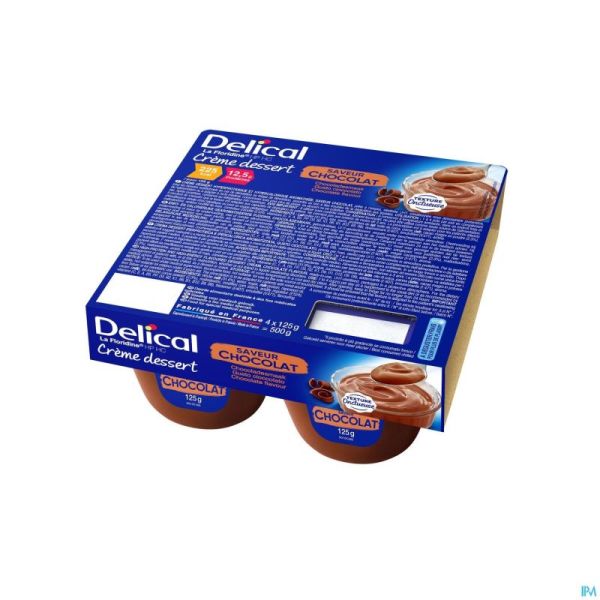 Delical Creme Dessert La Floridine Chocolat 4x125g