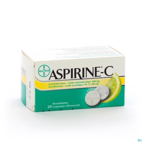 Aspirine C Cpr Eff 20