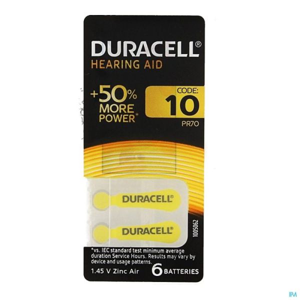 Duracell Pile Easytab  10 / 6