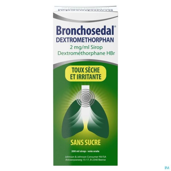 Bronchosedal dextromethorp sir 200 ml
