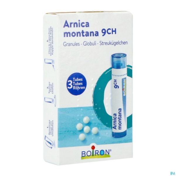 Arnica Montana Boiron 9CH pilules 3 x 4 g