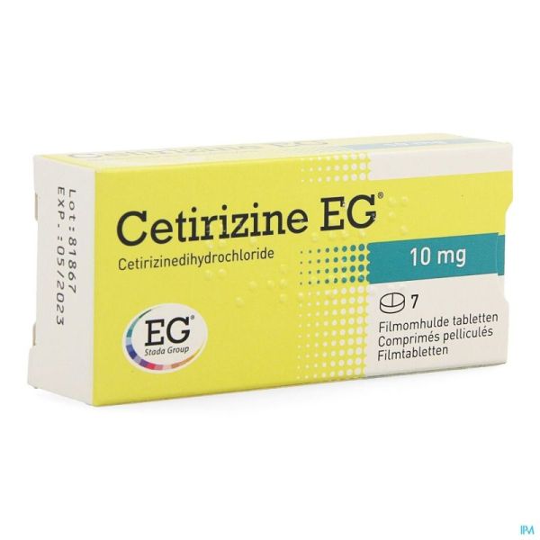 Cetirizine Cpr  7 X 10 Mg  Eg
