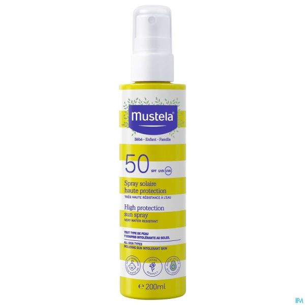 Mustela Sol Lait Tres Haute Protect. Ip50 200ml
