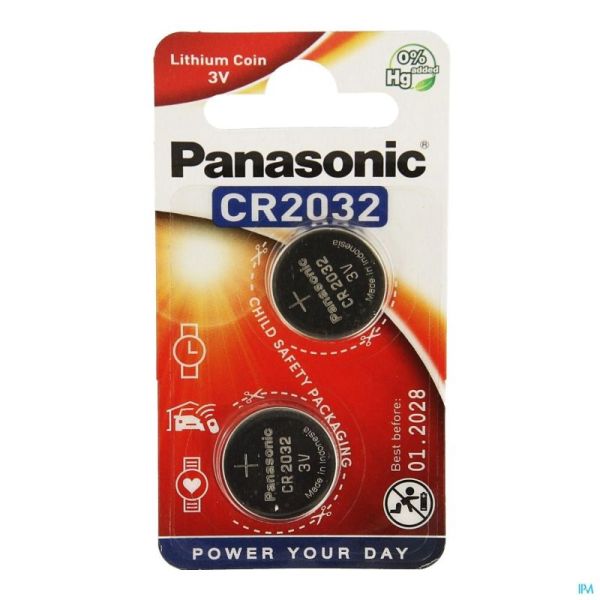 Piles Panasonic Cr2032 3V / 2