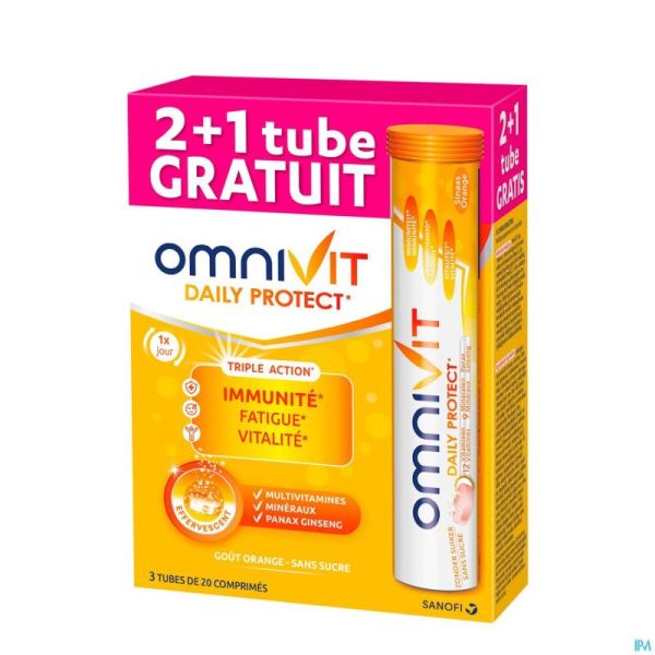 Omnivit Daily Protect Tripack        Comp Eff 3X20