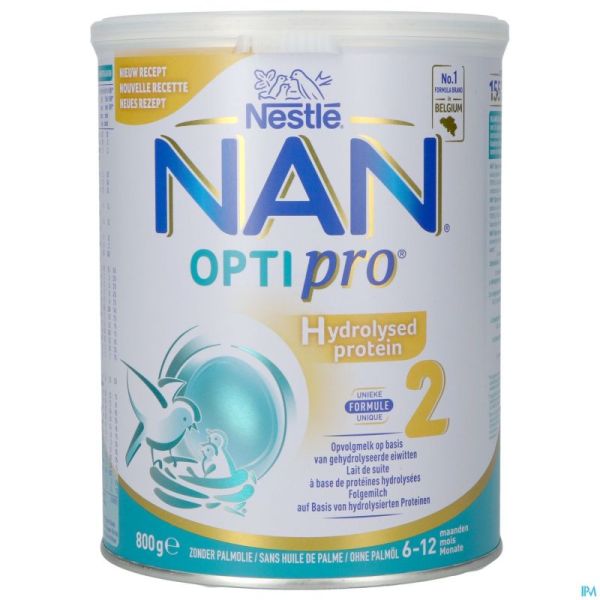 Nan Optipro Hydrolysed Protein 2 800g Nf
