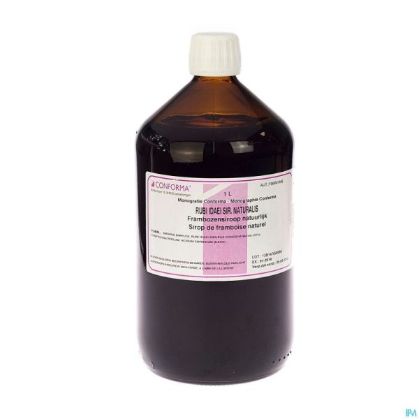 Sirop Framboises Naturelle 1l Conf