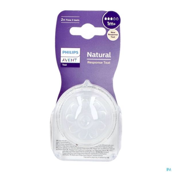Philips Avent Natural 3.0 Tetine 1m+ T3 1