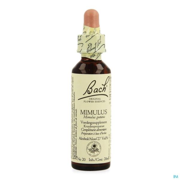 Bach Flower Mimulus 20 Ml