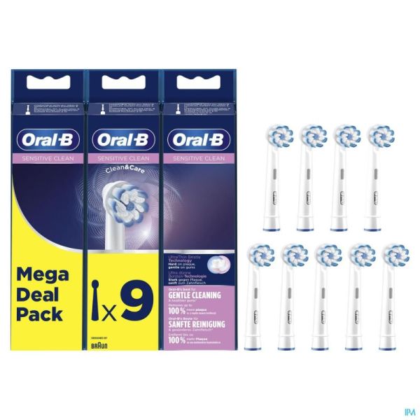 Oral B Refill Sensitive Cle 9