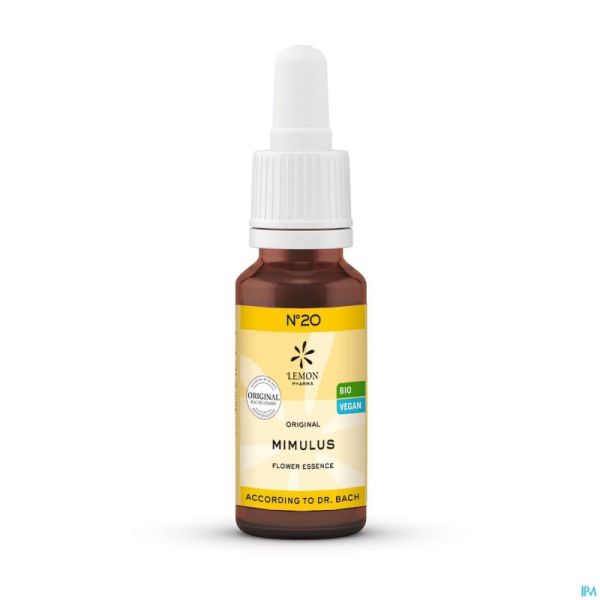 Fleurs de Bach Bio N°20 Mimulus 20ml