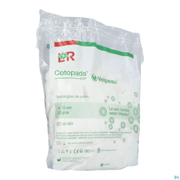 Cotopads Velpeau 8x10cm Sach 200 90001