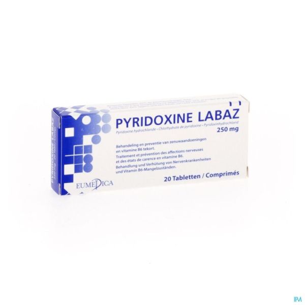 Pyridoxine Cpr  20 X 250 Mg