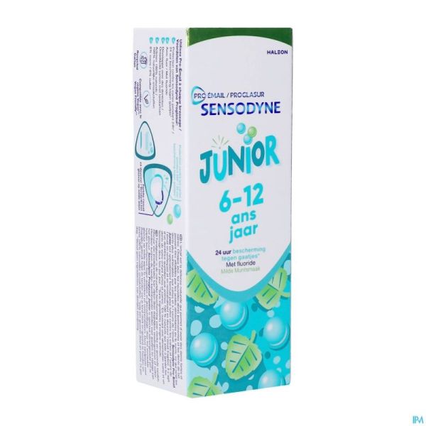 Sensodyne Proglasur Junior 6-12 Dentifrice 50ml