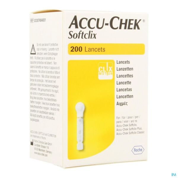 Lancettes Accu-Chek Softc 200