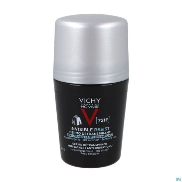 Vichy Homme 72h Invisible Resist Deo Roll 50ml