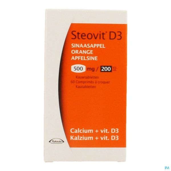 Steovit D3  60X 500 Mg/200 Ui