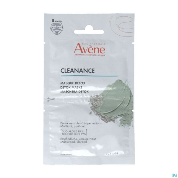 Avene Cleanance Masque Detox 2x6ml