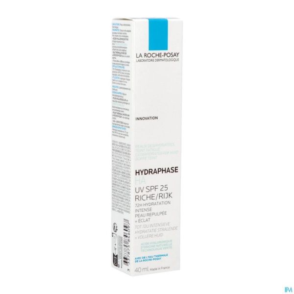 Lrp Hydraphase Ha Uv Riche Creme Hydratante 40ml