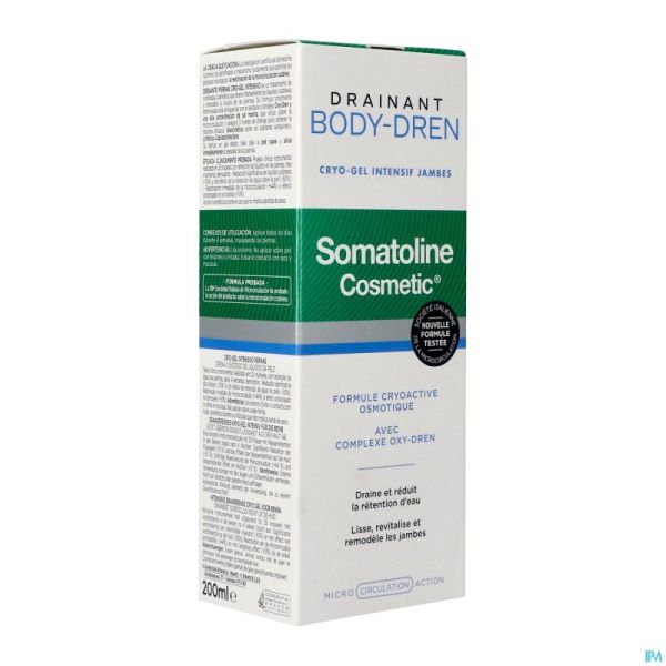 Somatoline Cosm Drain Body 200 Ml Nf