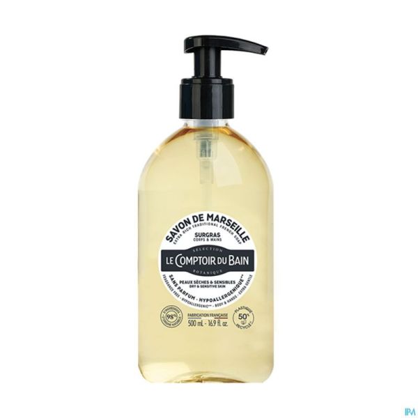 Lcb Savon Liquide Surgras S/palme Fl 500ml