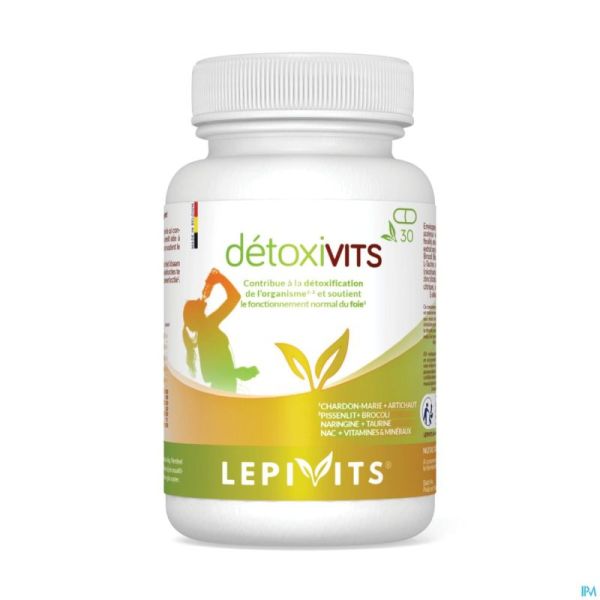 Detoxivits Pot Caps 30 Lepivits
