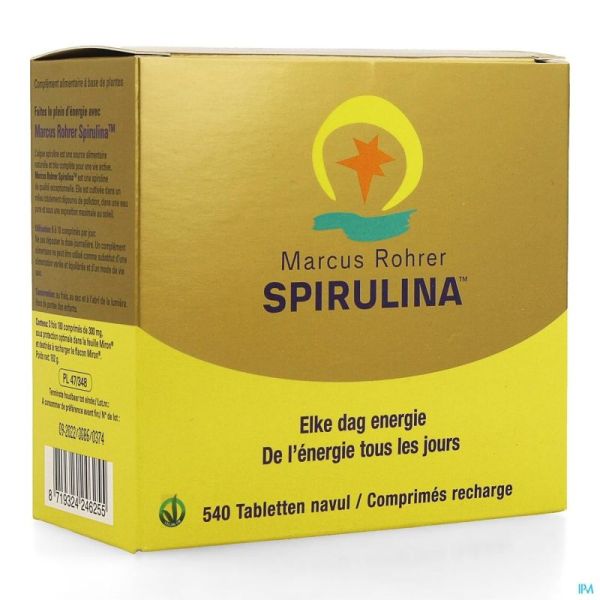 Spirulina Cpr 540X300 Mg Rech