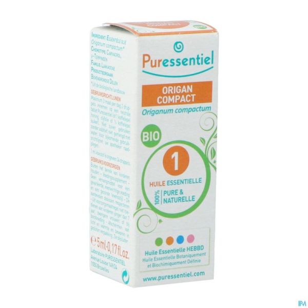 Puressentiel He Origan Compact Bio Exp.5ml