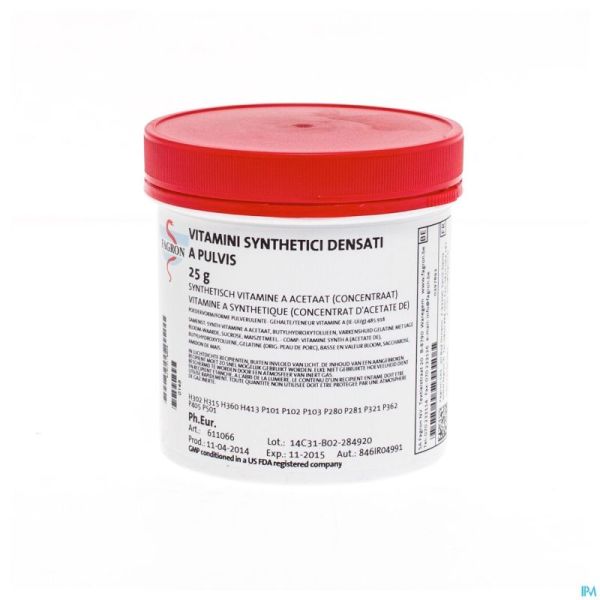 Vitamine A Acetate Pdr 25g Fag