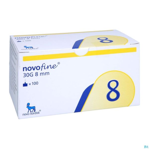 Novofine Pi Pharma Aig Ster 8mm/30g 100