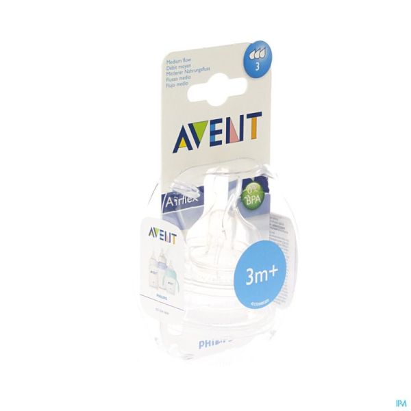 Avent Tetines 3 M / 2 Medium