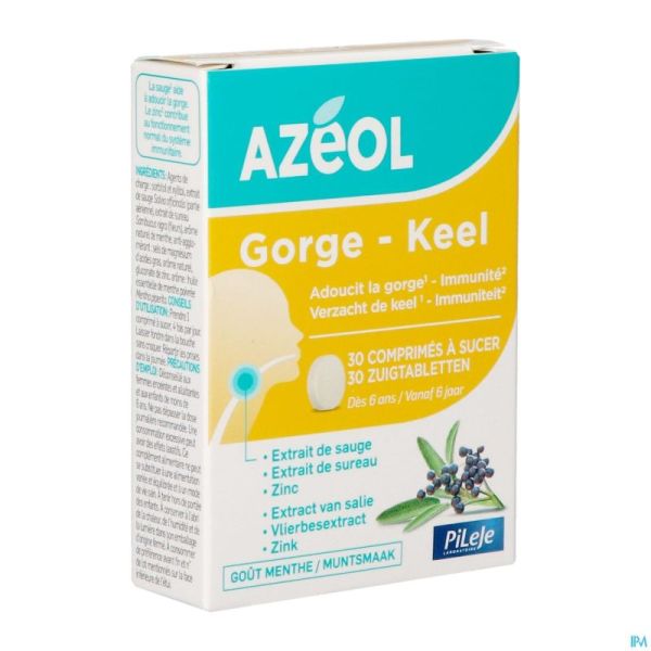 Azeol Gorge Menthe Comp Sucer 30