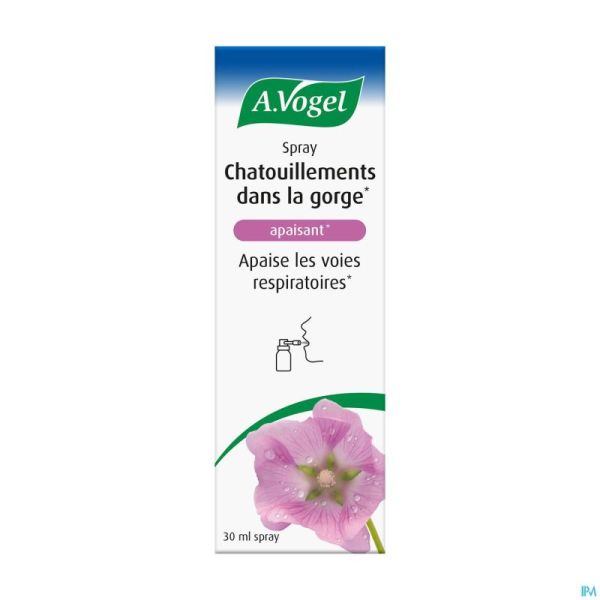 A.vogel Spray Chatouillement Dans La Gorge 30ml