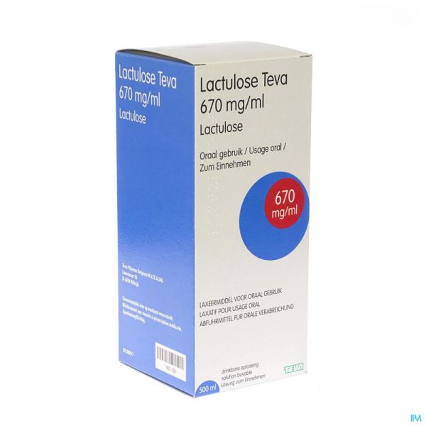 Lactulose Sir 500 Ml     Teva