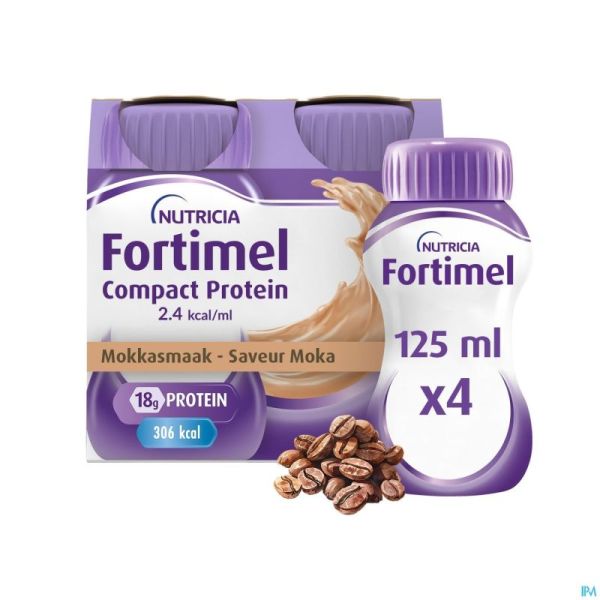 Fortimel Compact Protein 2.4kcal Mocha 4x125ml