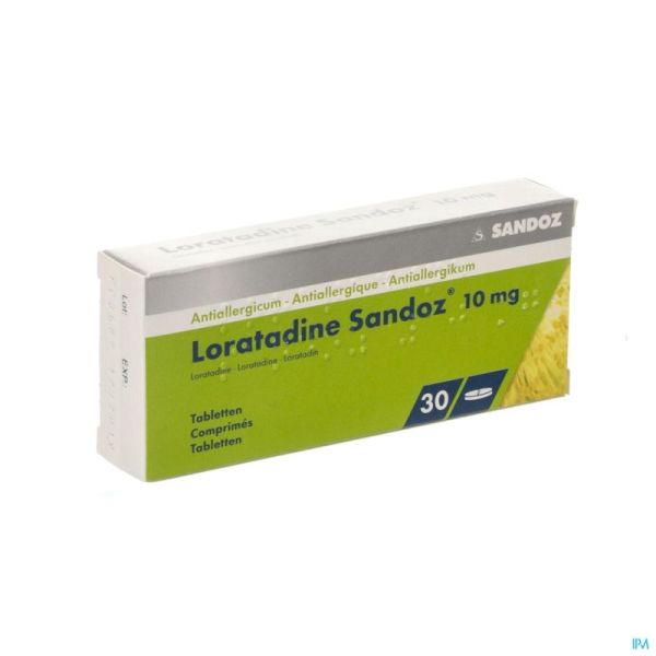 Loratadine Cpr 30 X 10 Mg  Sa