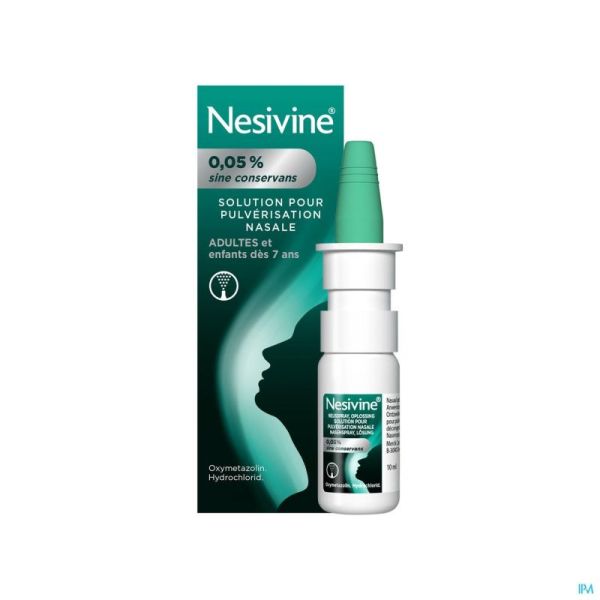 Nesivine 0,05% sine conserv spray nasal    10ml