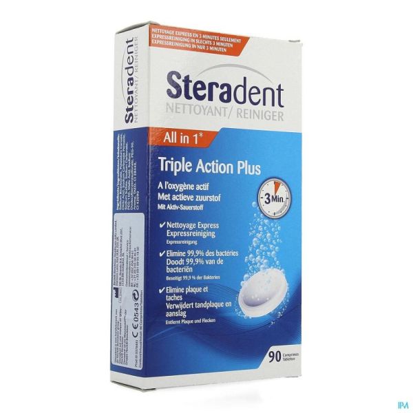 Steradent Cleaner Triple Acti